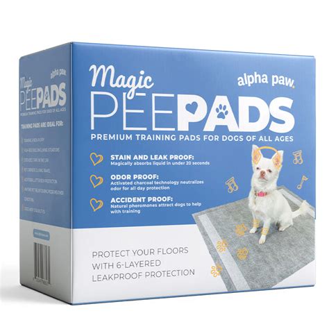 Alpha paw magic pee pads